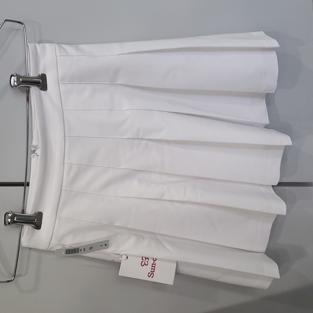 NWT Aritzia Sunday Best Olive Microskirt in white